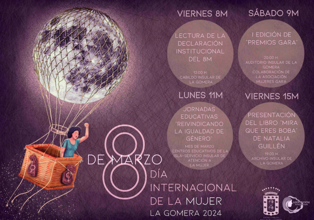 050324 Programa de actividades del Cabildo de La Gomera con motivo del Día Internacional de la Mujer (8M)