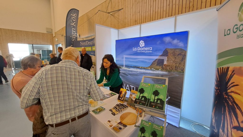 190324 Stand de Turismo de La Gomera en la feria turística 60+Uppsala