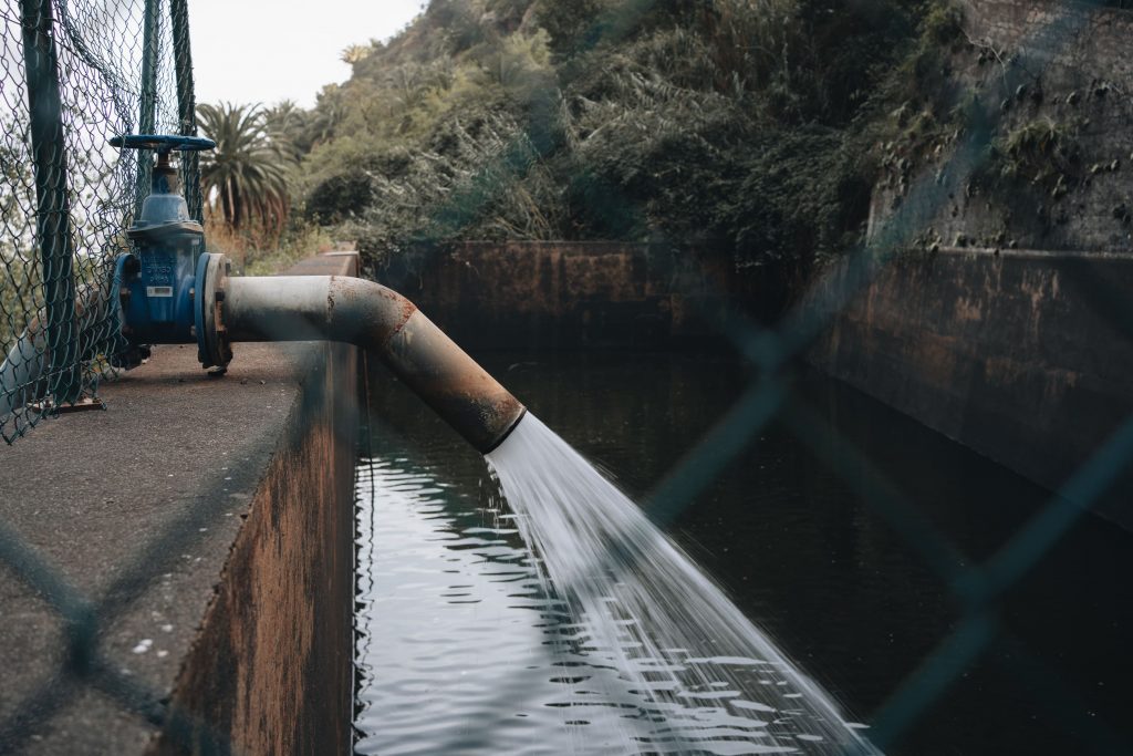 Estanque de agua en Hermigua