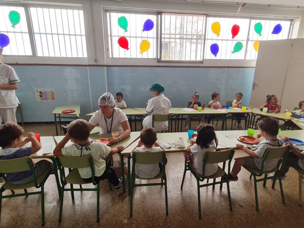 FOTO DEL SERVICIO DE COMEDOR DE UNA DE LAS ESCUELAS INFANTILES