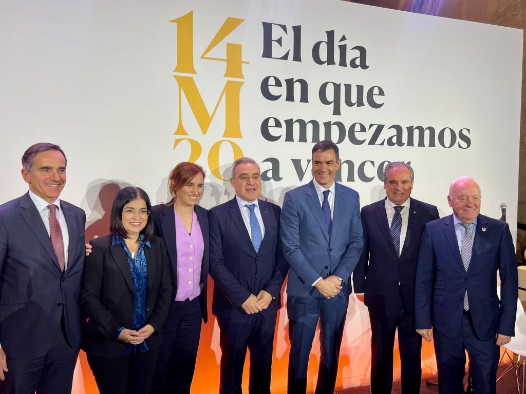 La alcaldesa Darias participa en el acto del Gobierno de España por el cuarto aniversario de la declaración de estado de alarma por la covid-2