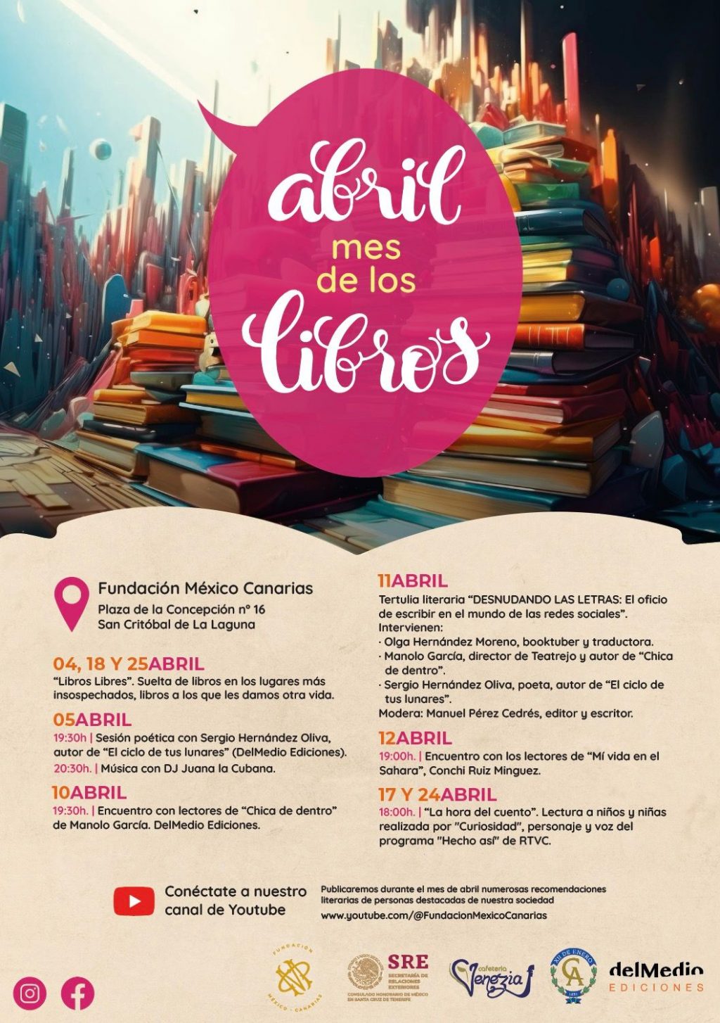 Abril mes de los libros.