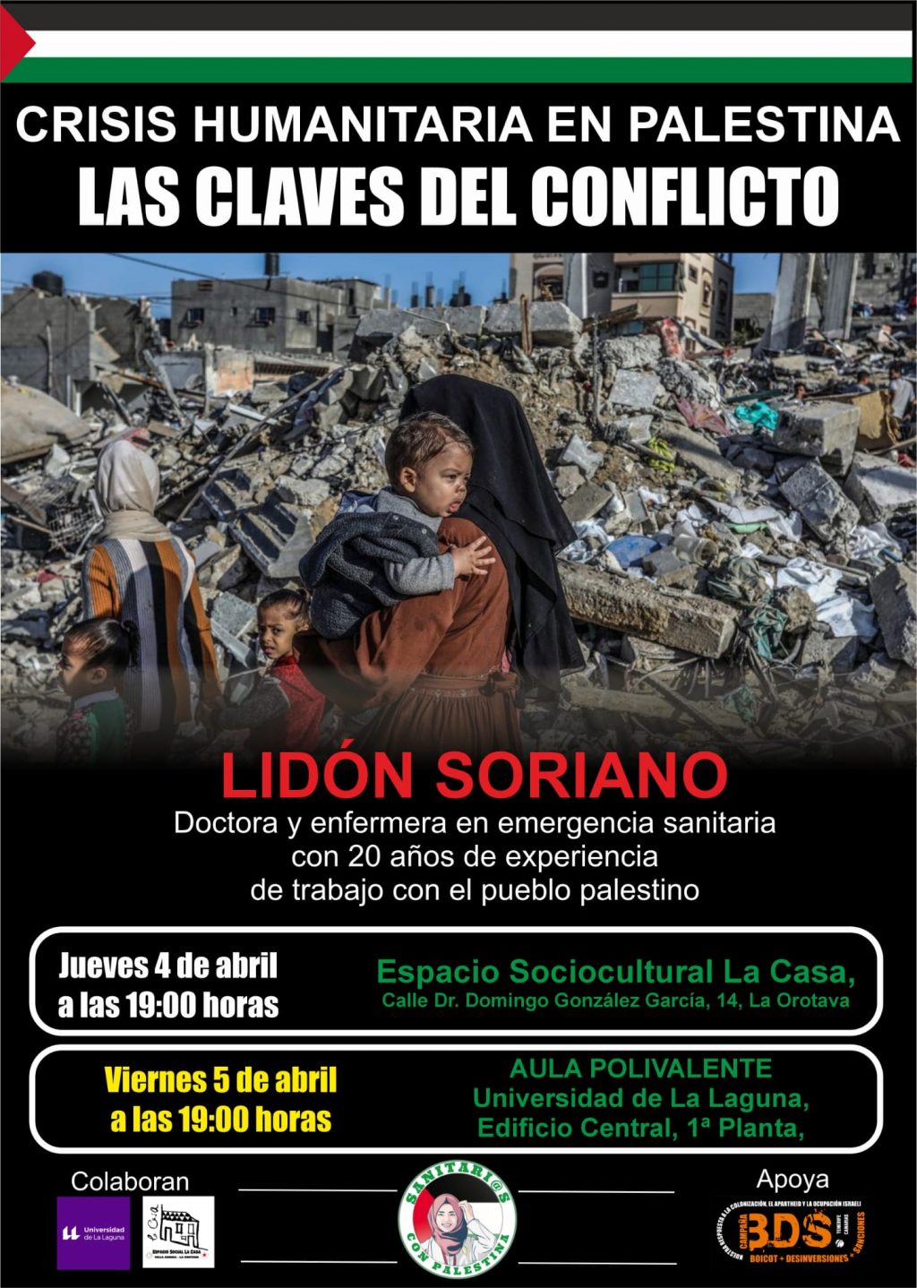 charlas Sanitari@s con Palestina