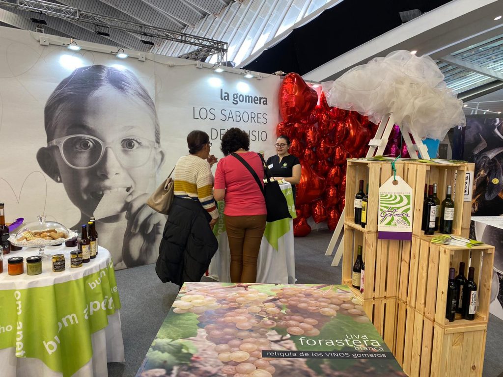 180524 Foto de archivo. Stand de Alimentos de La Gomera en una edición pasada de GastroCanarias