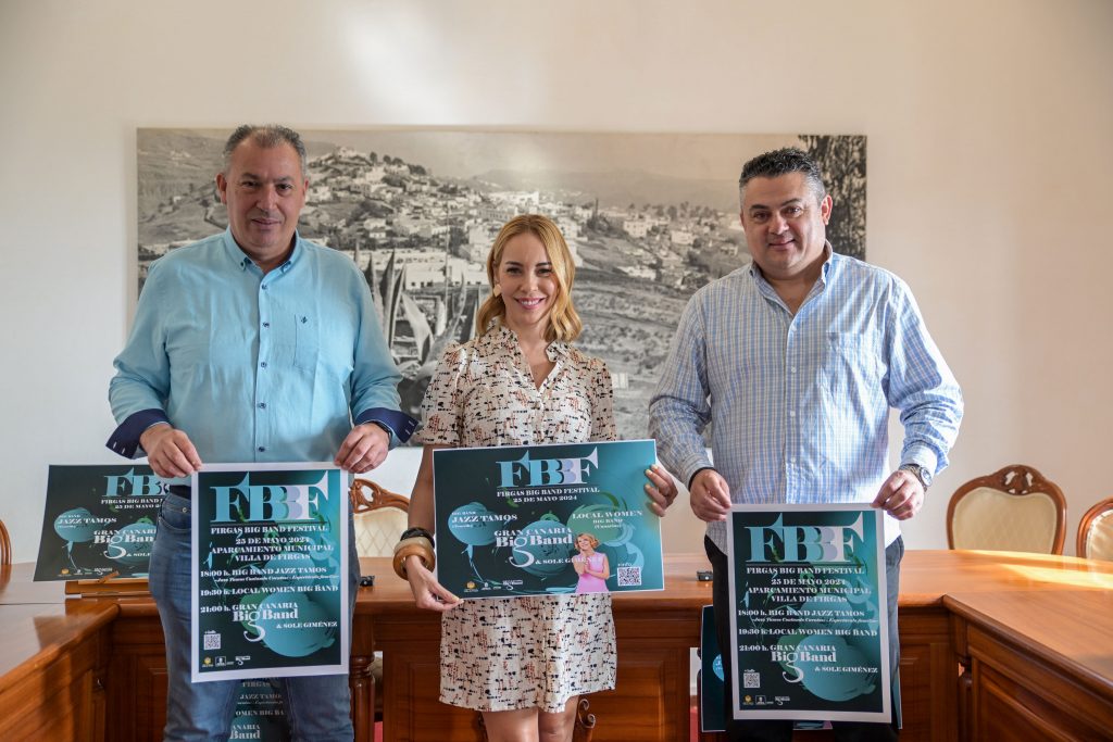 Alexis Henríquez, Guacimara Medina y Sebastián Gil, promotores del evento