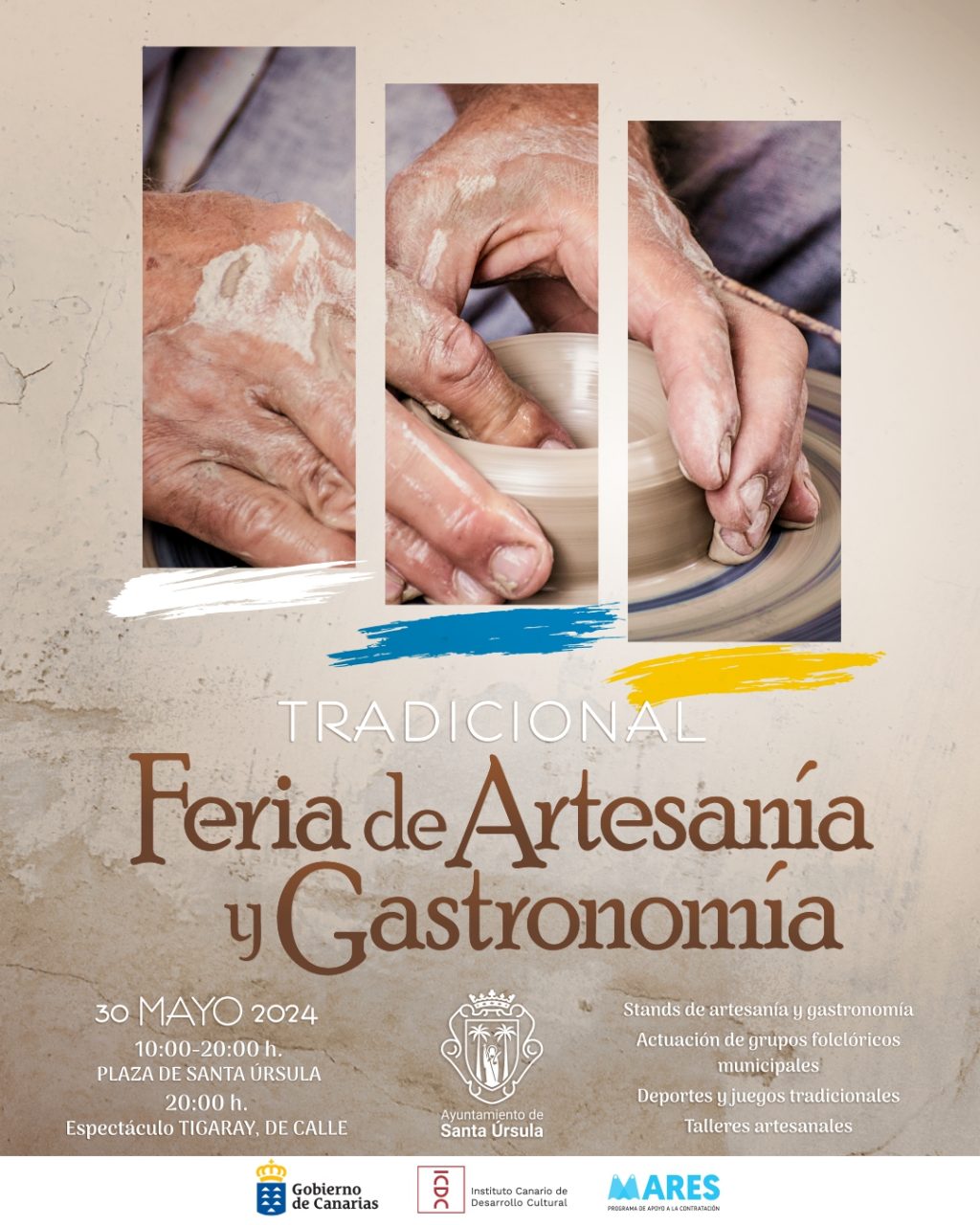 Cartel Feria de Artesania RRSS