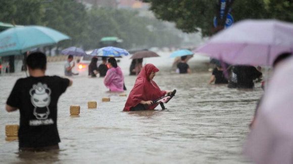 China emite alerta amarilla por tormentas de lluvia en el sudeste del país