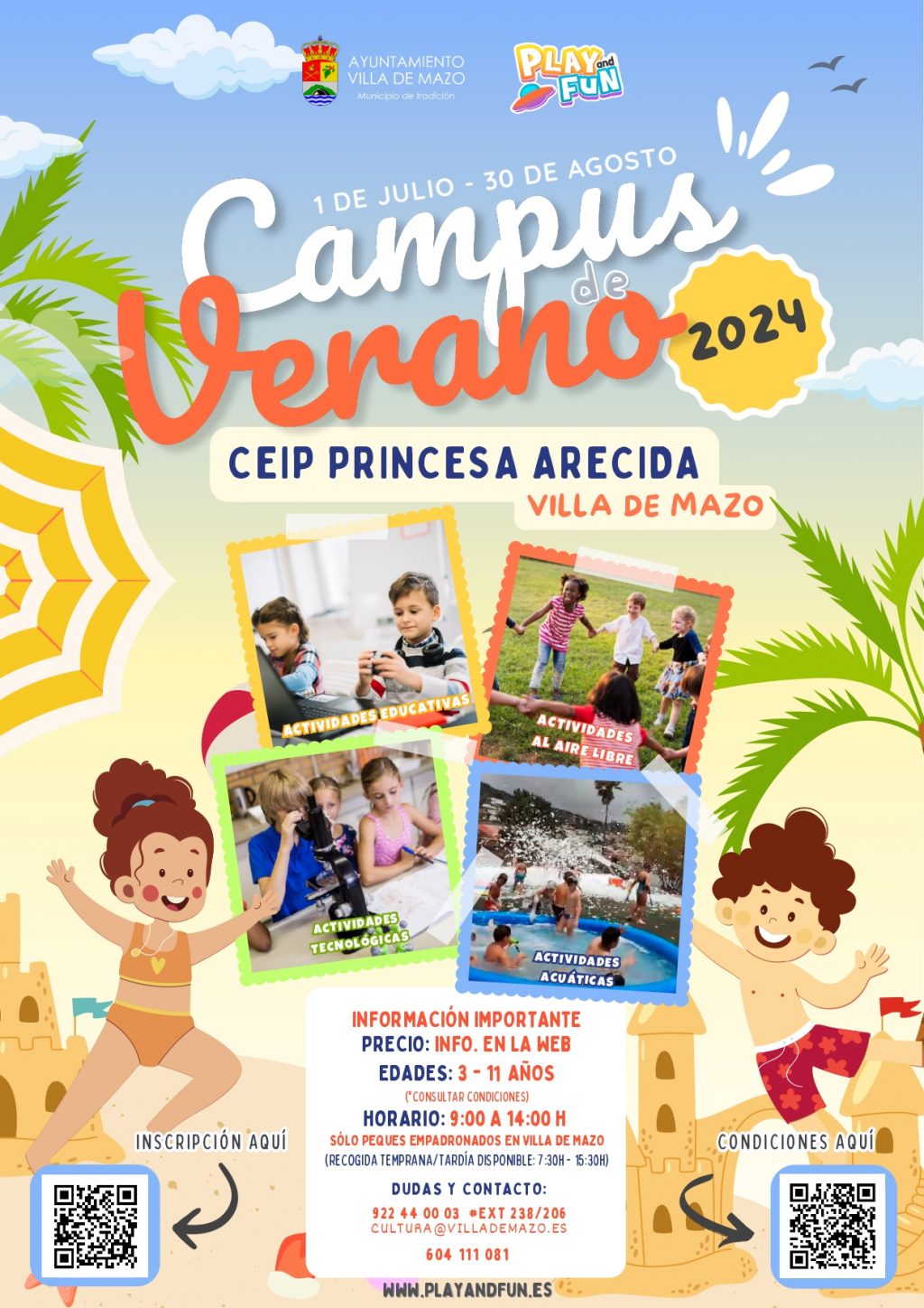 Cartel Campus de Verano 2024