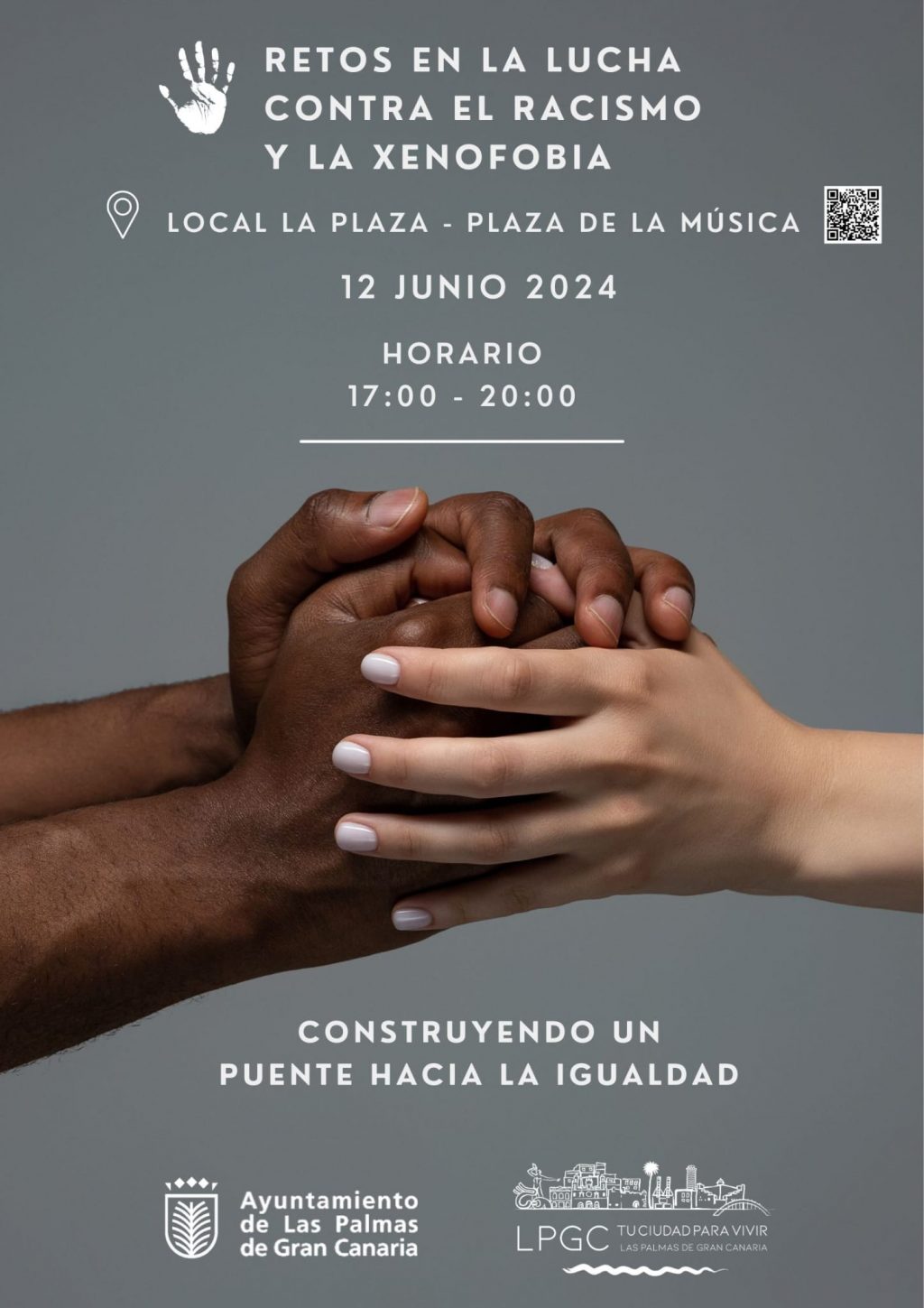 Cartel Retos en la lucha contra el racismo y la xenofobia