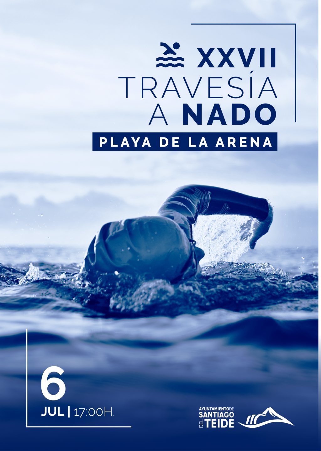 Cartel XXVII edición Travesía a Nado Santiago del Teide