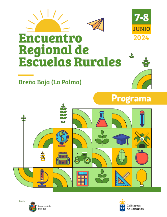 IMAGEN. Cartel programa Encuentro Regional de Escuelas Rurales