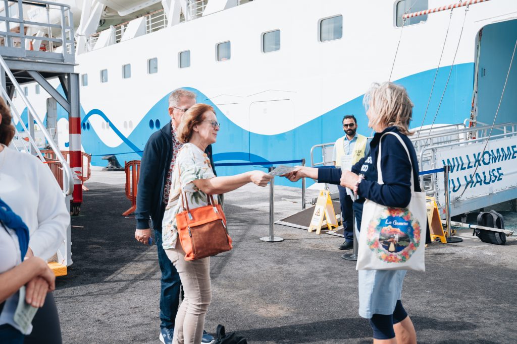 170724 dinamización de cruceros en la isla de La Gomera