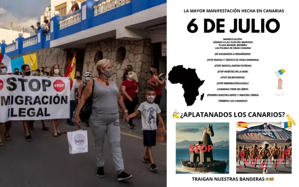 40 abogados piden a Fiscalía prohibir una manifestación contra los inmigrantes en Canarias