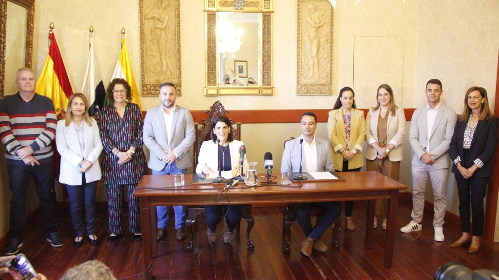 Ana Dorta y Carlos Álvarez ratifican el pacto de Gobierno en Guía de Isora para los restantes 3 años de legislatura