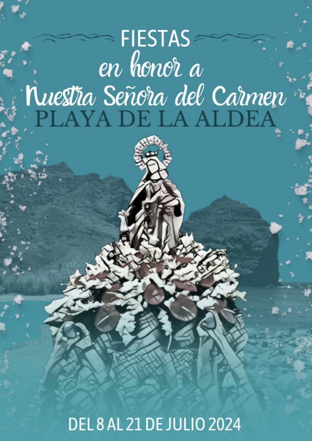 Cartel Fiestas El Carmen La Aldea