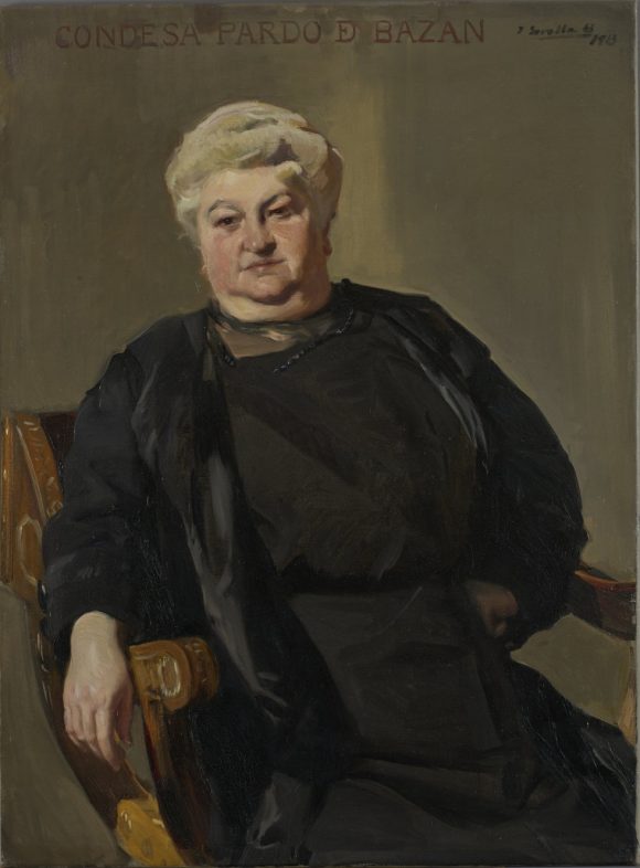 Emilia Pardo Bazán, retratada por Joaquín Sorolla.