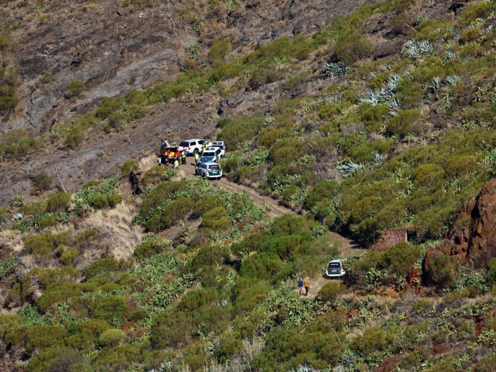 Hallan un cadáver en la zona donde se busca al joven británico desaparecido en Tenerife