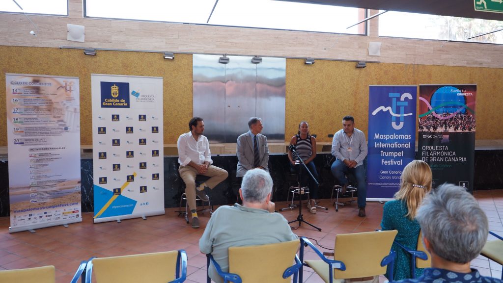 Onder Baloglu, Pedro Justo, Esther Delgado y Sebastián Gil