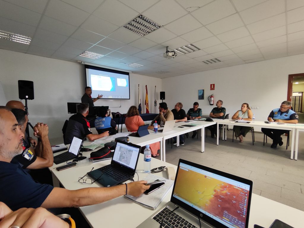 El Ayuntamiento ultima los detalles de seguridad y movilidad para los Fuegos de San Lorenzo 2