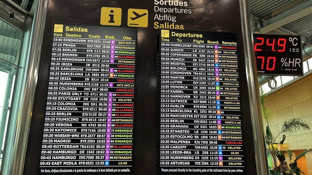 Los aeropuertos de Baleares recuperan la normalidad tras las tormentas