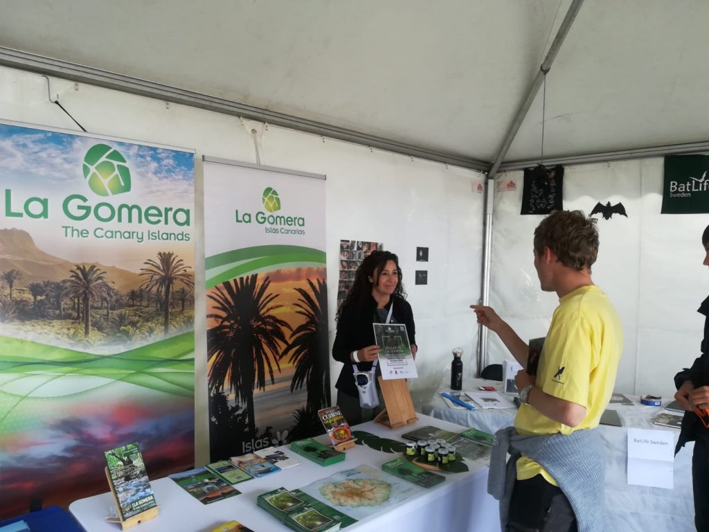 010924 Stand de Turismo de La Gomera en la Falsterbo Bird Show de Suecia