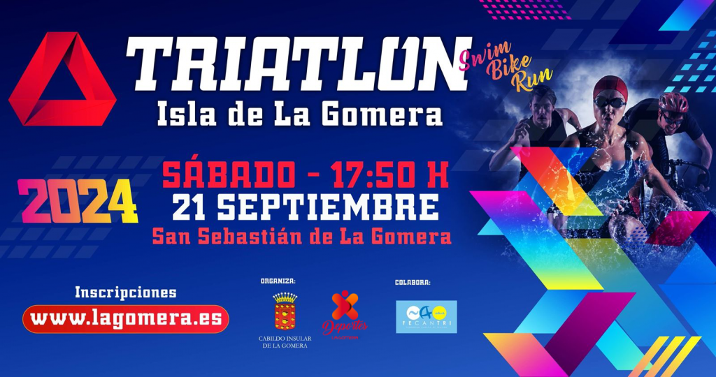 100924 Cartel del Triatlon isla de La Gomera