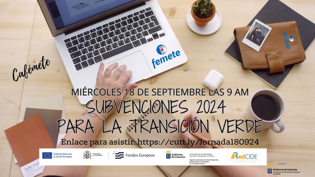 160924. NP. Transición Ecológica participa en un webinar organizado por Femete para facilitar el acceso las ayudas de fondos Feder