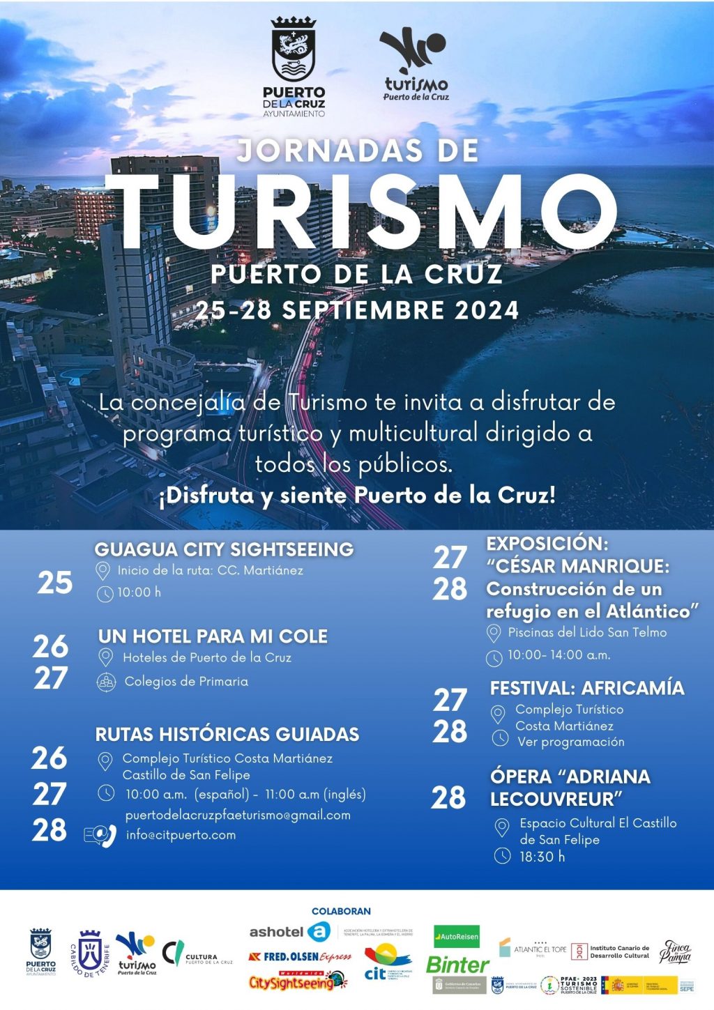 CARTEL JORNADAS TURÍSTICAS