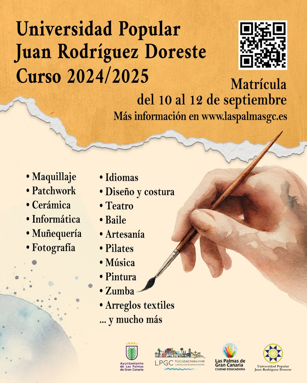 CARTEL UNIVERSIDAD POPULAR CURSO 2024-2025