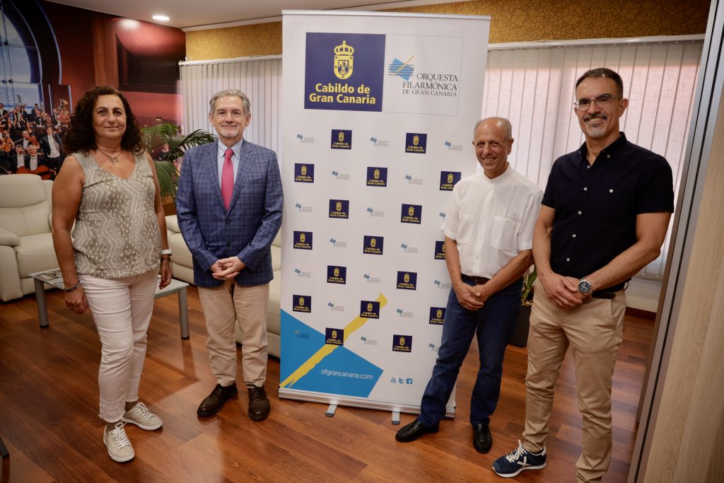 I a D María Luz Tabraue, Pedro Justo, Ricardo Ducatenzeiler y José Cabrera