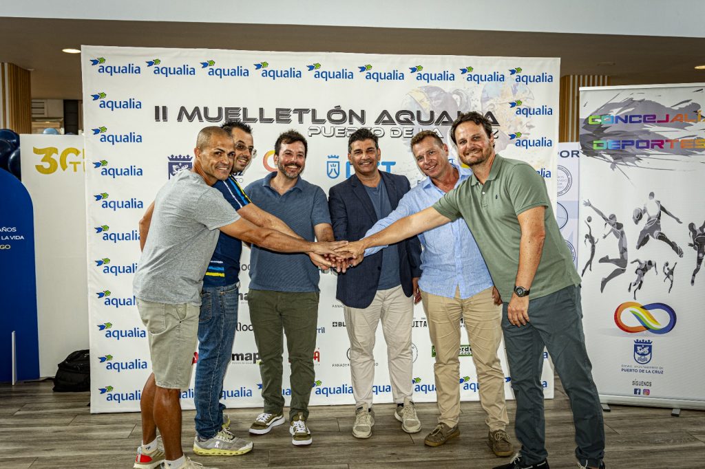 Presentación del Muelletlón Aqualia en el Centro Comercial Martiánez (I)