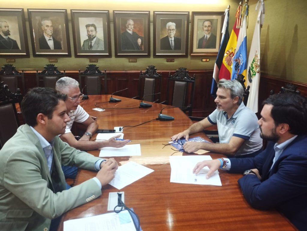 Reunión técnica del grupo de Gobierno para abordar el segumiento de las obras de reparación del emisario