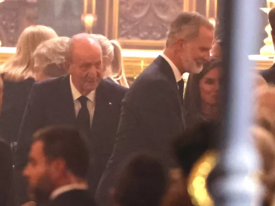 rey Juan Carlos y Felipe