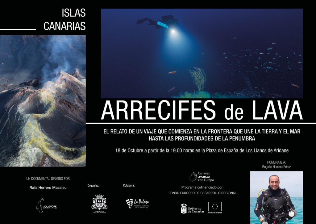 181024. FOTONOTICIA. Transición Ecológica presenta en Los Llanos de Aridane el documental “Arrecifes de Lava”