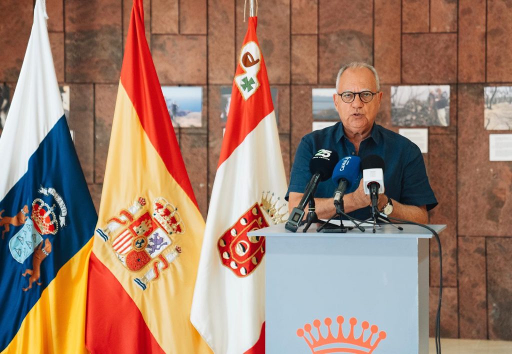 231024 Casimiro Curbelo, presidente del Cabildo de La Gomera