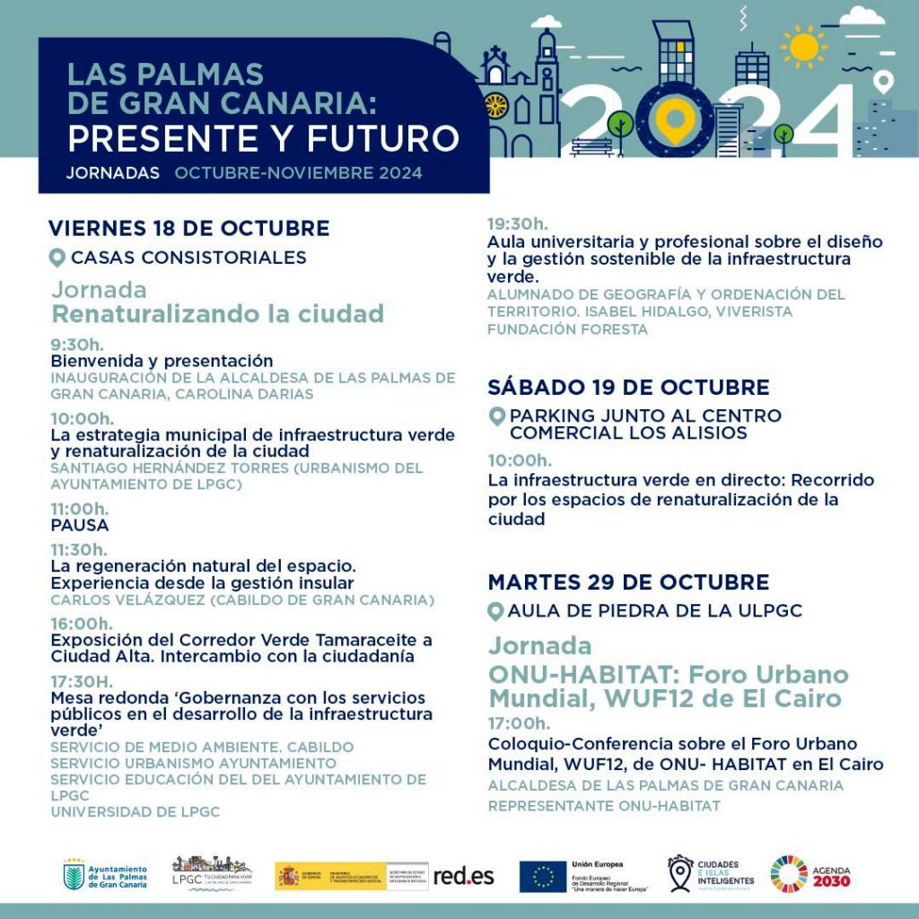 Cartel Jornadas Las Palmas de Gran Canaria presente y futuro