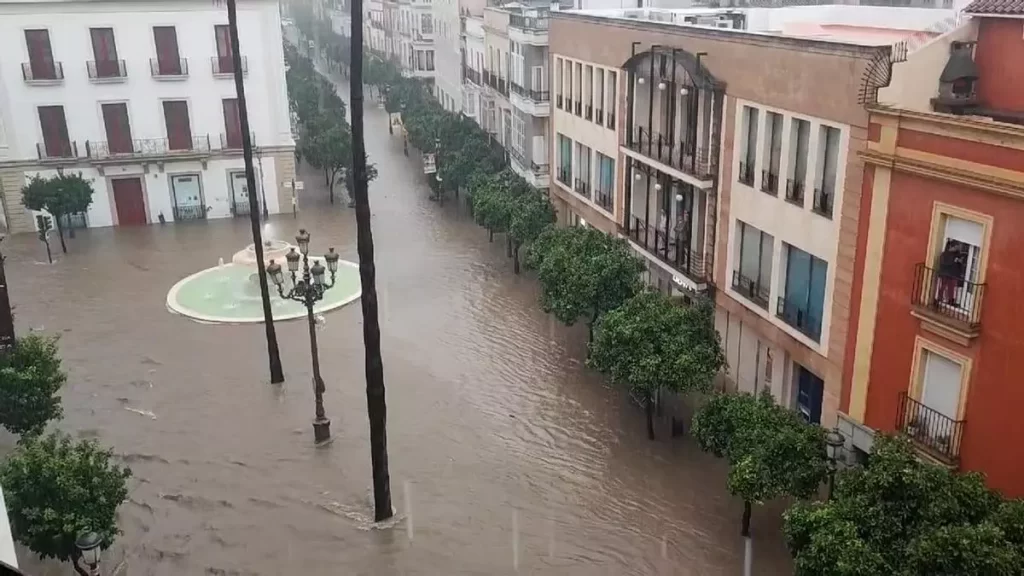 El temporal causa 1.343 incidencias en Andalucía, con más de 300 en Cádiz