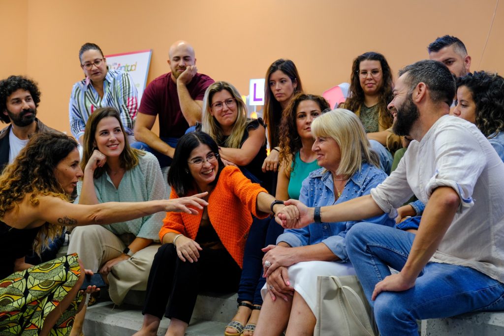 La alcaldesa, Carolina Darias, en la presentación de las jornadas 'Mente Influencer'