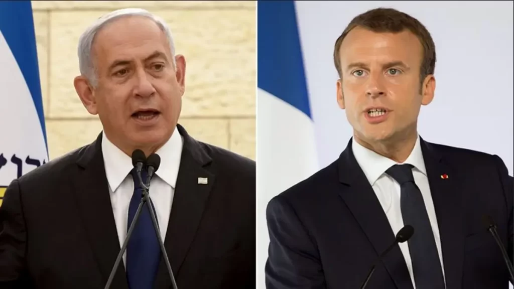 Macron insiste a Netanyahu en que el momento de un alto al fuego ha llegado