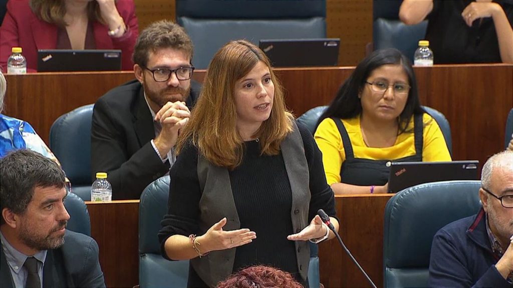 Más Madrid cesa a la diputada acusada de mediar para evitar denuncias contra Errejón