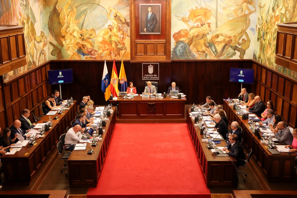 Pleno Cabildo de Gran Canaria 25 oct (Foto Jesuěs de Leoěn) I