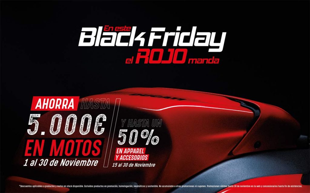 Adelántate al Black Friday con Ducati Canarias