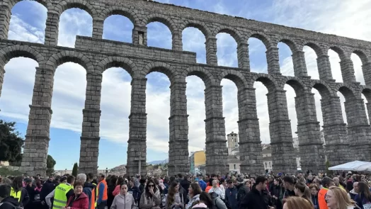 3.000 segovianos en la marcha a favor de los afectados por la dana en Valencia