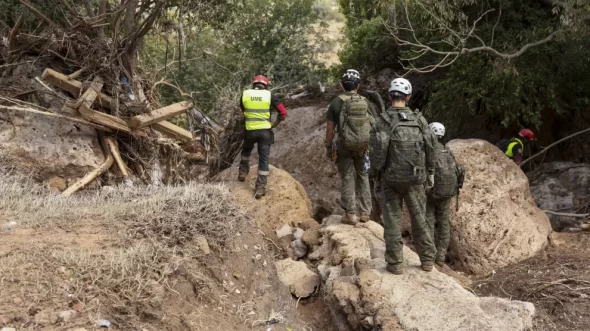 Desplegados 3.633 militares en la zona afectada por la dana