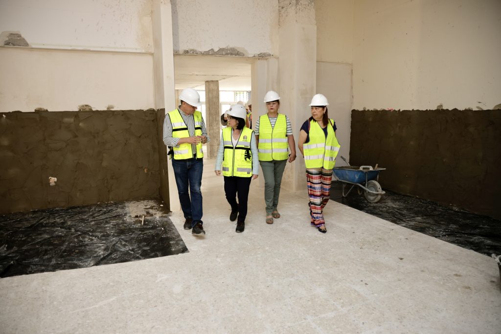 El Ayuntamiento adjudica la segunda fase del Colegio Gutiérrez Rubalcava para convertirlo en la sede de Servicios Sociales en el Cono Sur (Foto de archivo de las obras de la primera fase)