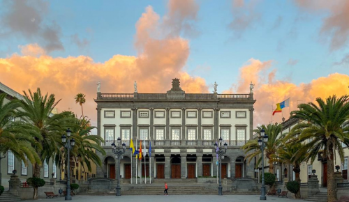 Imagen de archivo de las Casas Consistoriales de Las Palmas de Gran Canaria