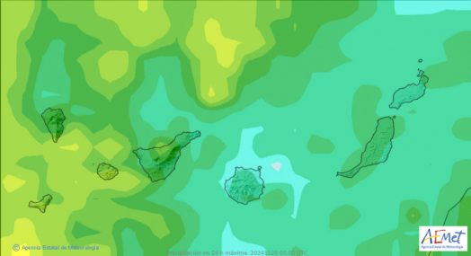 La Aemet activa el aviso amarillo para el martes en las islas occidentales por lluvias