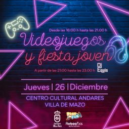 Cartel Villa de Mazo videojuegos