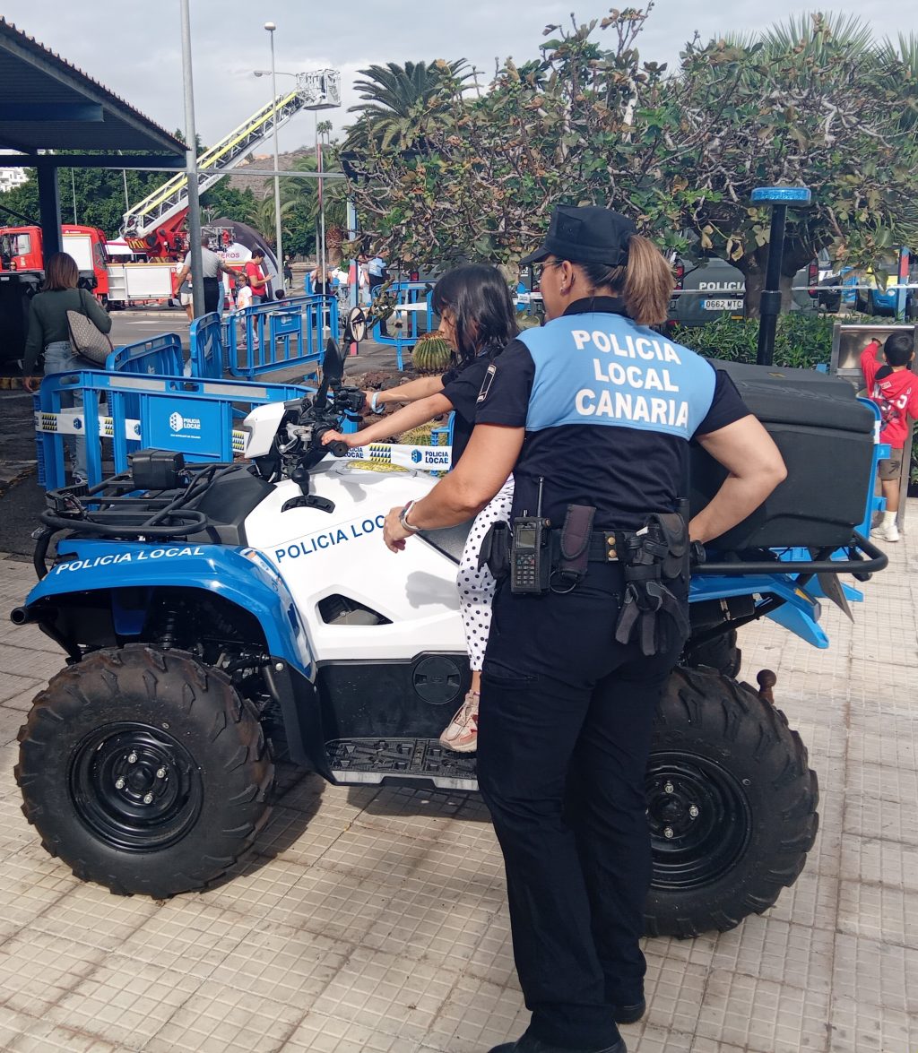 El quad de la Policía Local fue uno de los vehículos más demandados