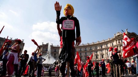 Miles de manifestantes en Roma contra el polémico proyecto de ley de seguridad de Meloni